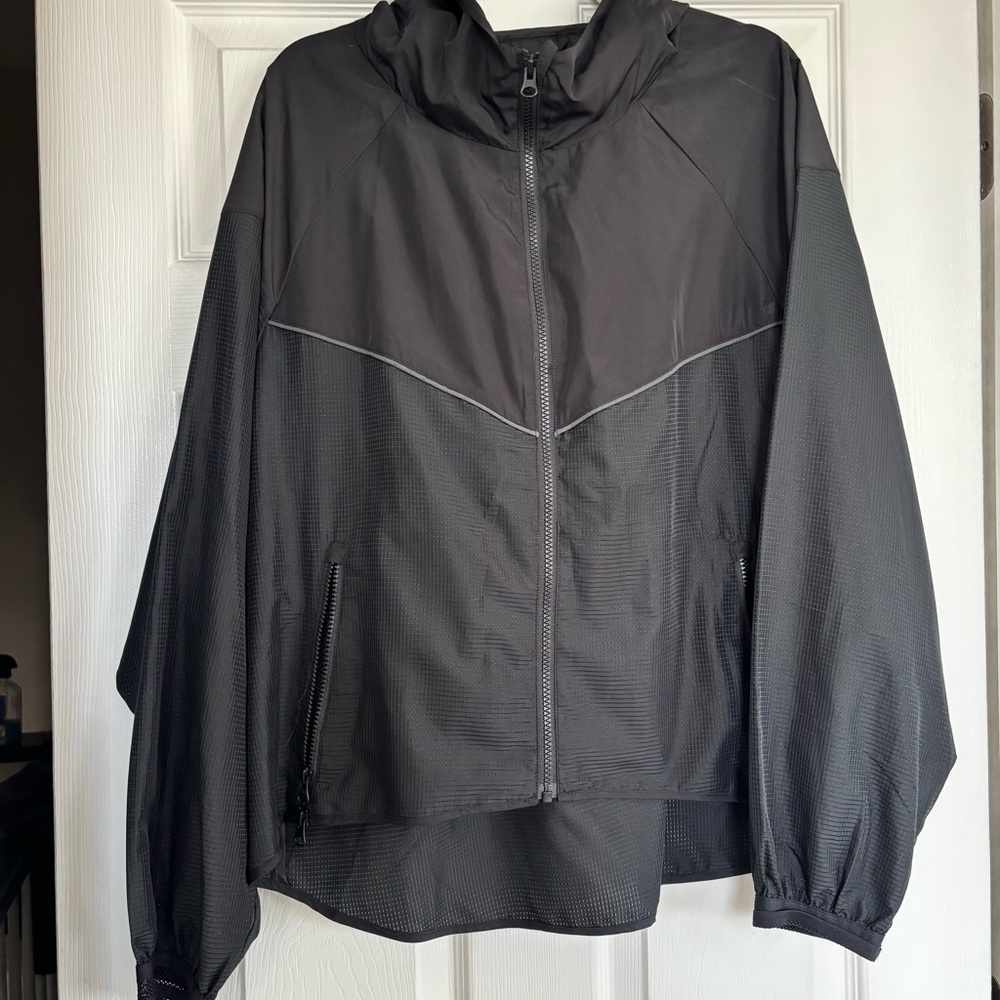 Ivy Park lightweight Black Hooded Zip Jacket